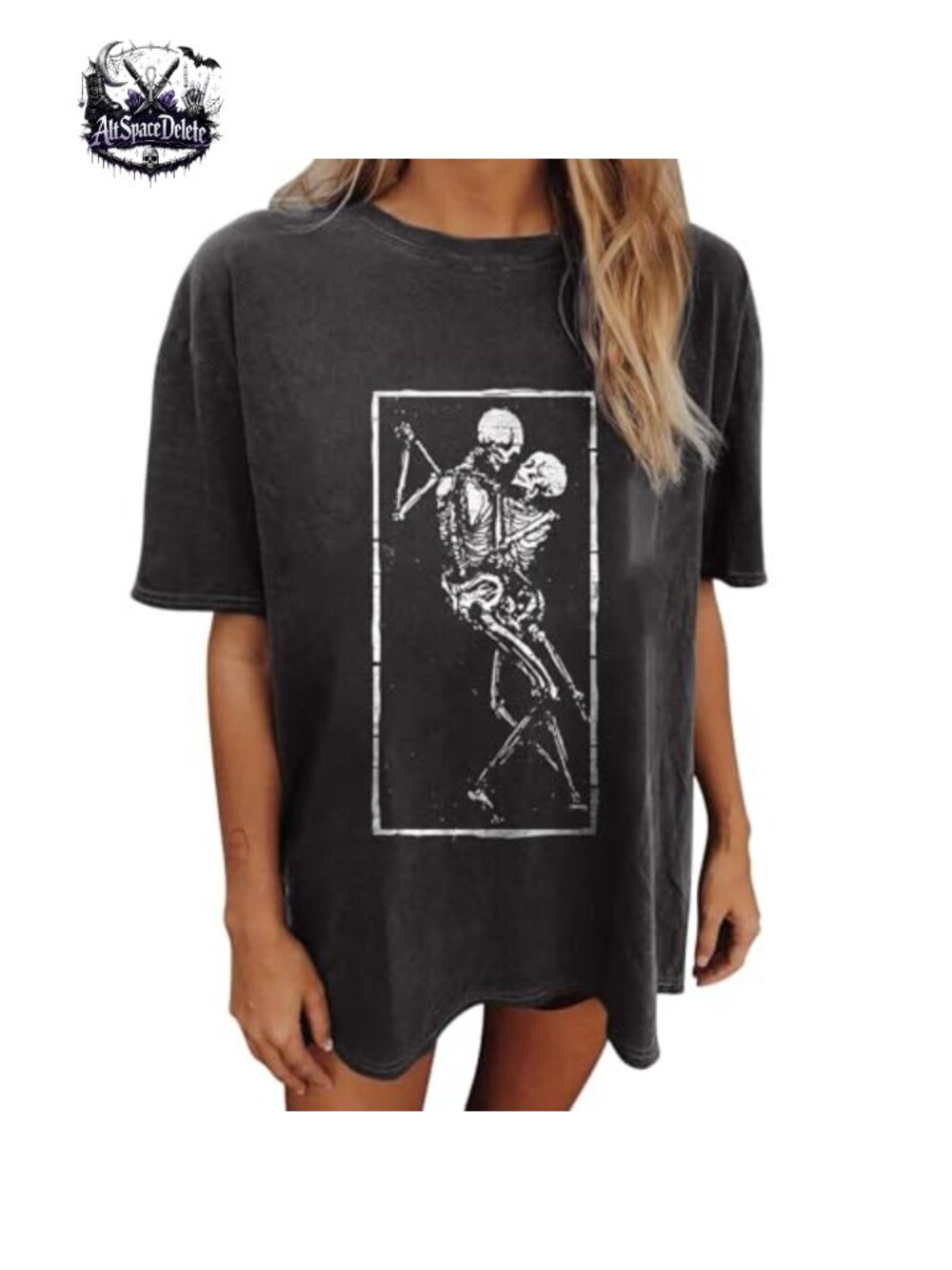 Oversized Short Sleeve Graphic Tee for Women Dressy Casual Summer Loose Fit